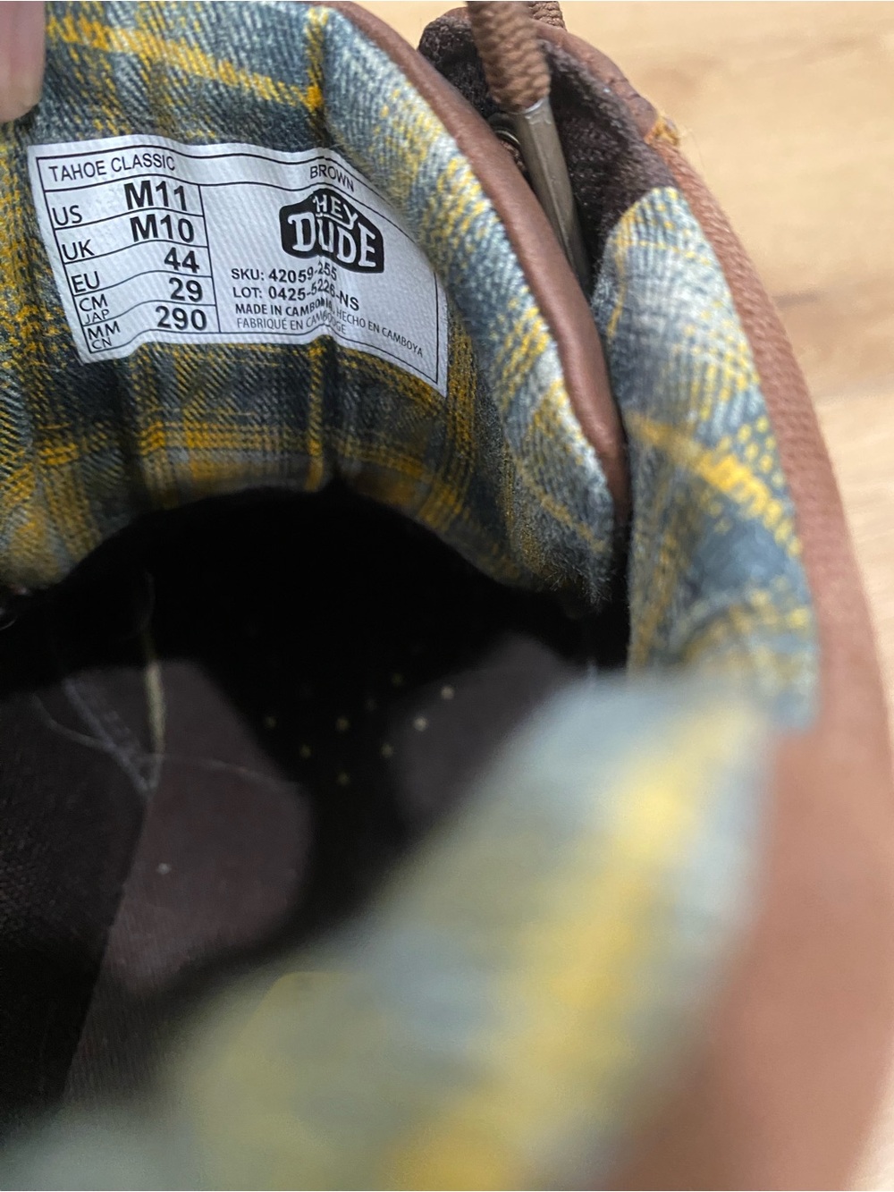 Hey Dude Boots Men’s 11 Brown Tahoe Classic Mid Top Chukka Comfort Outdoor - Picture 6 of 8
